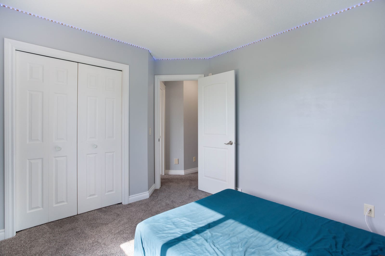 Bedroom closet and window