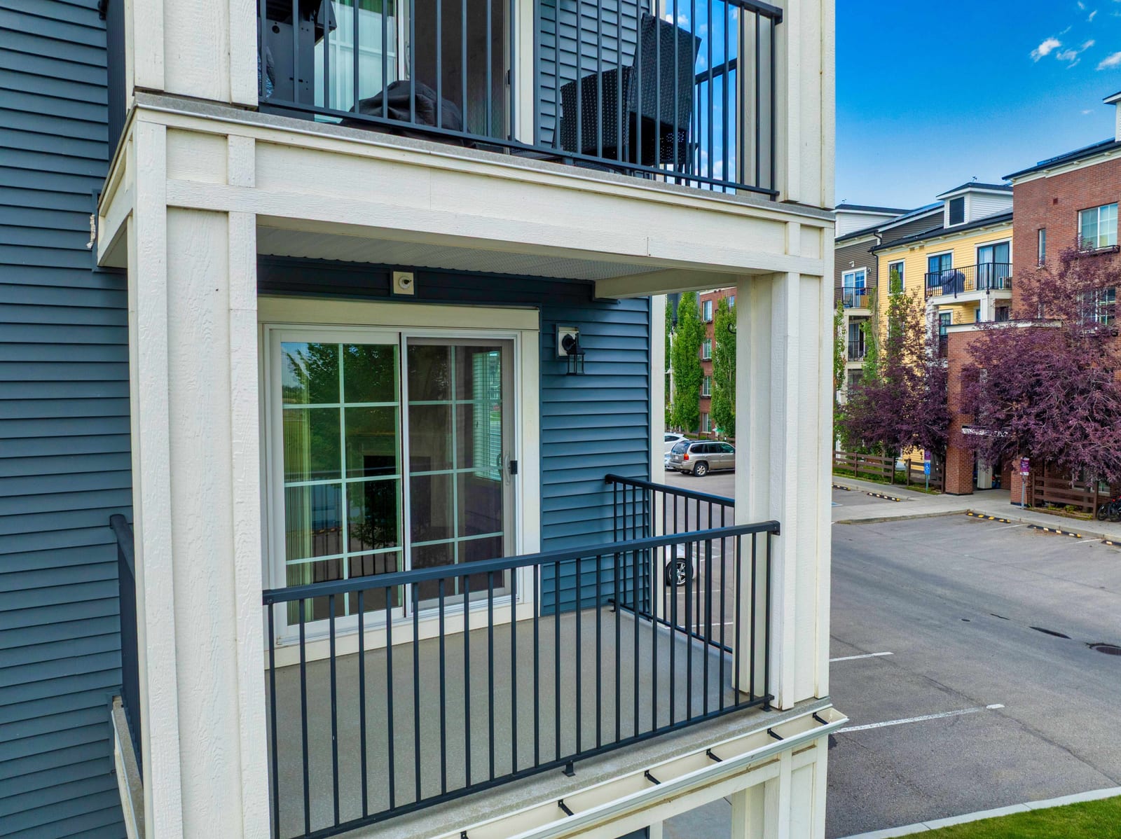 Exterior balcony view