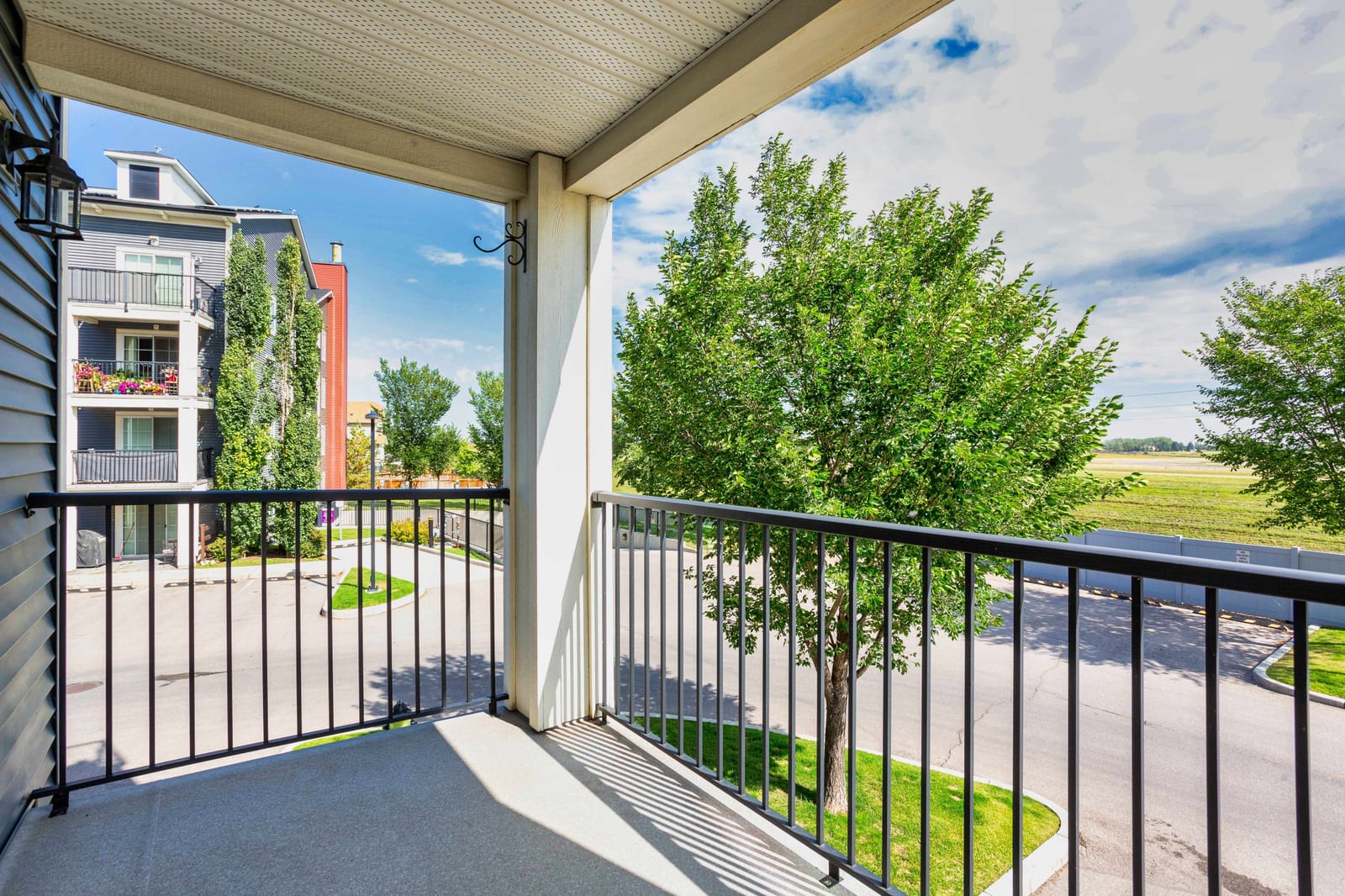 Private balcony with open neighbourhood outlook