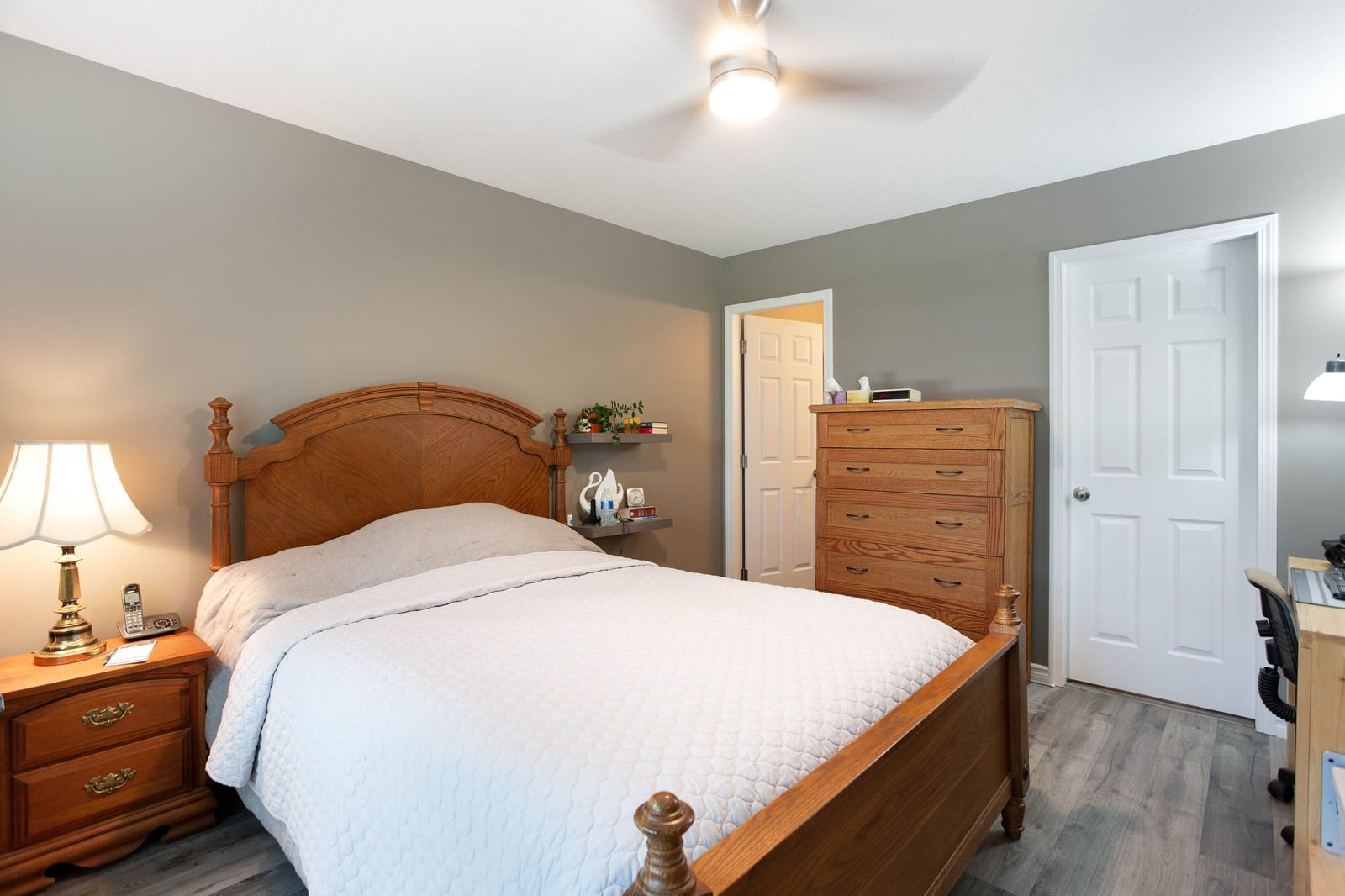 The primary bedroom