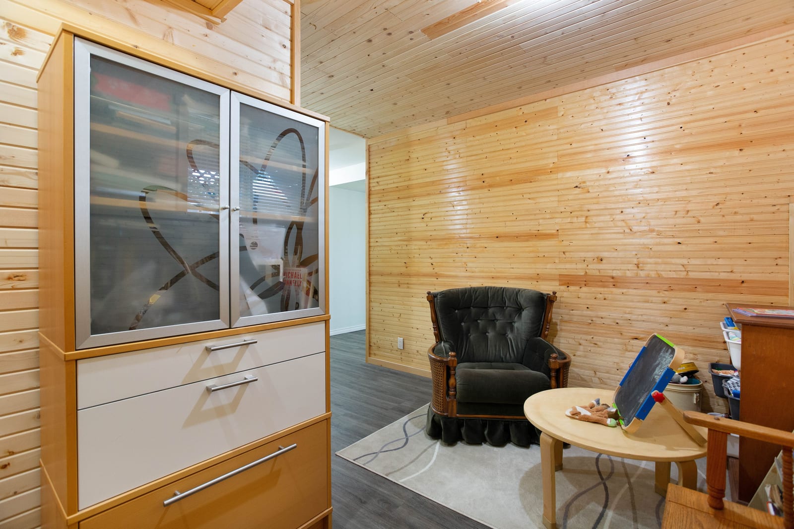 Laundry room and sliding doors