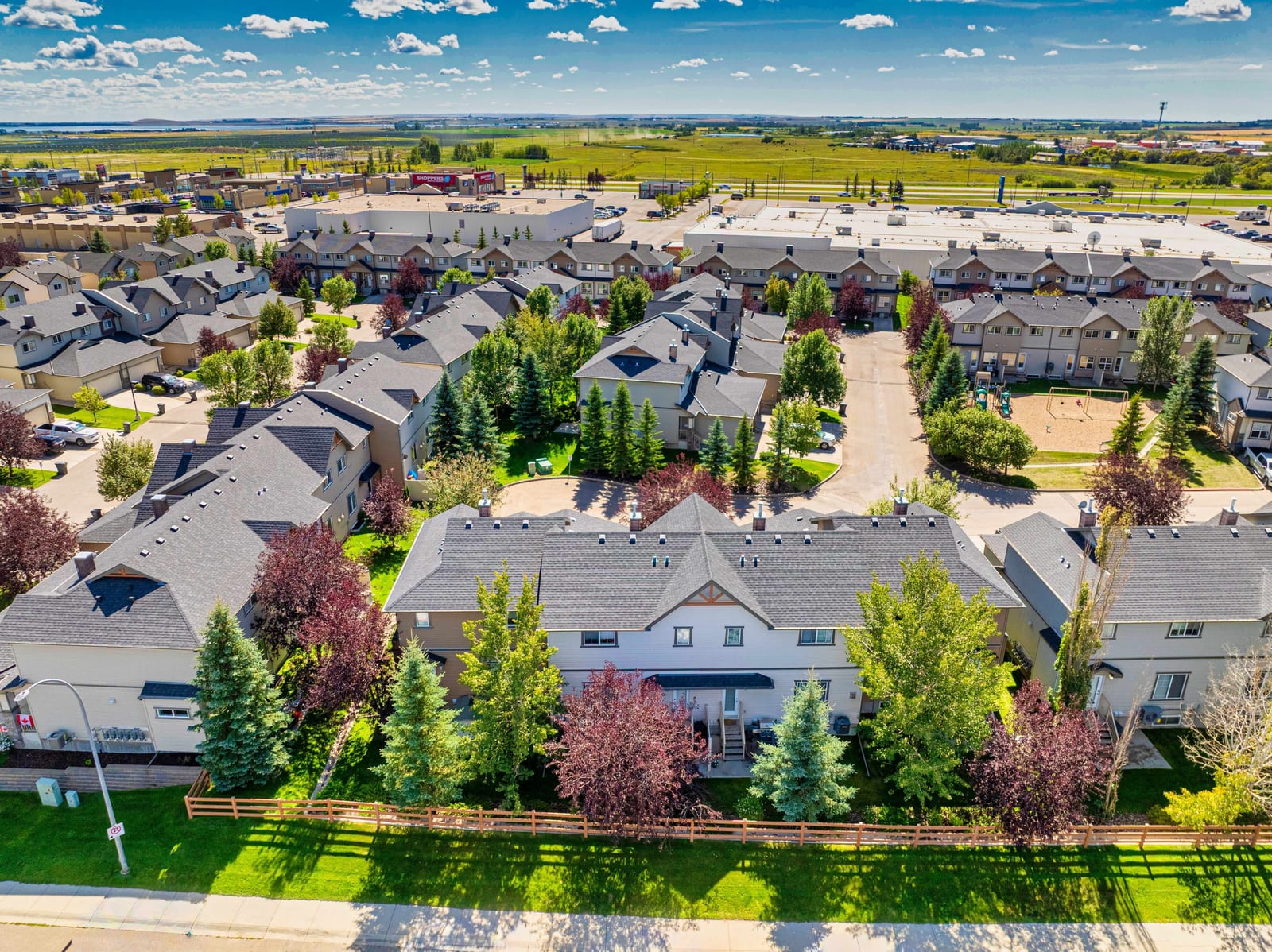 Aerial context of Ranch Ridge Meadows — 317 Ranch Ridge Meadow N, Strathmore