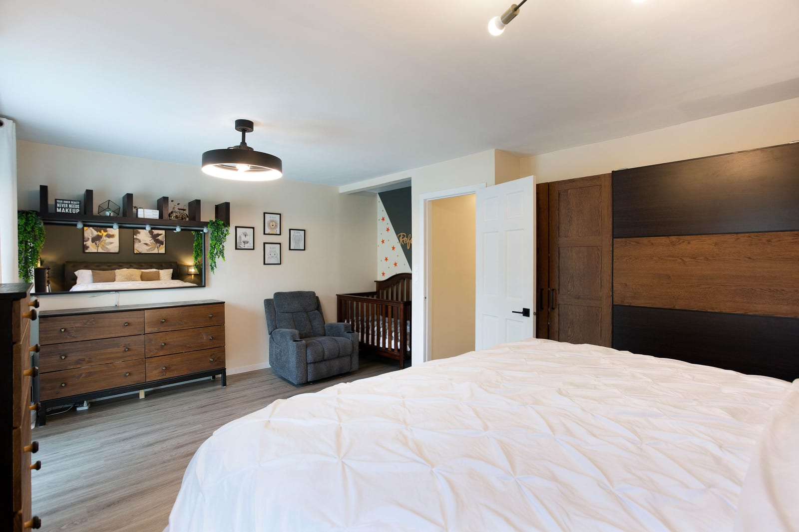 Primary bedroom and outdoor connection