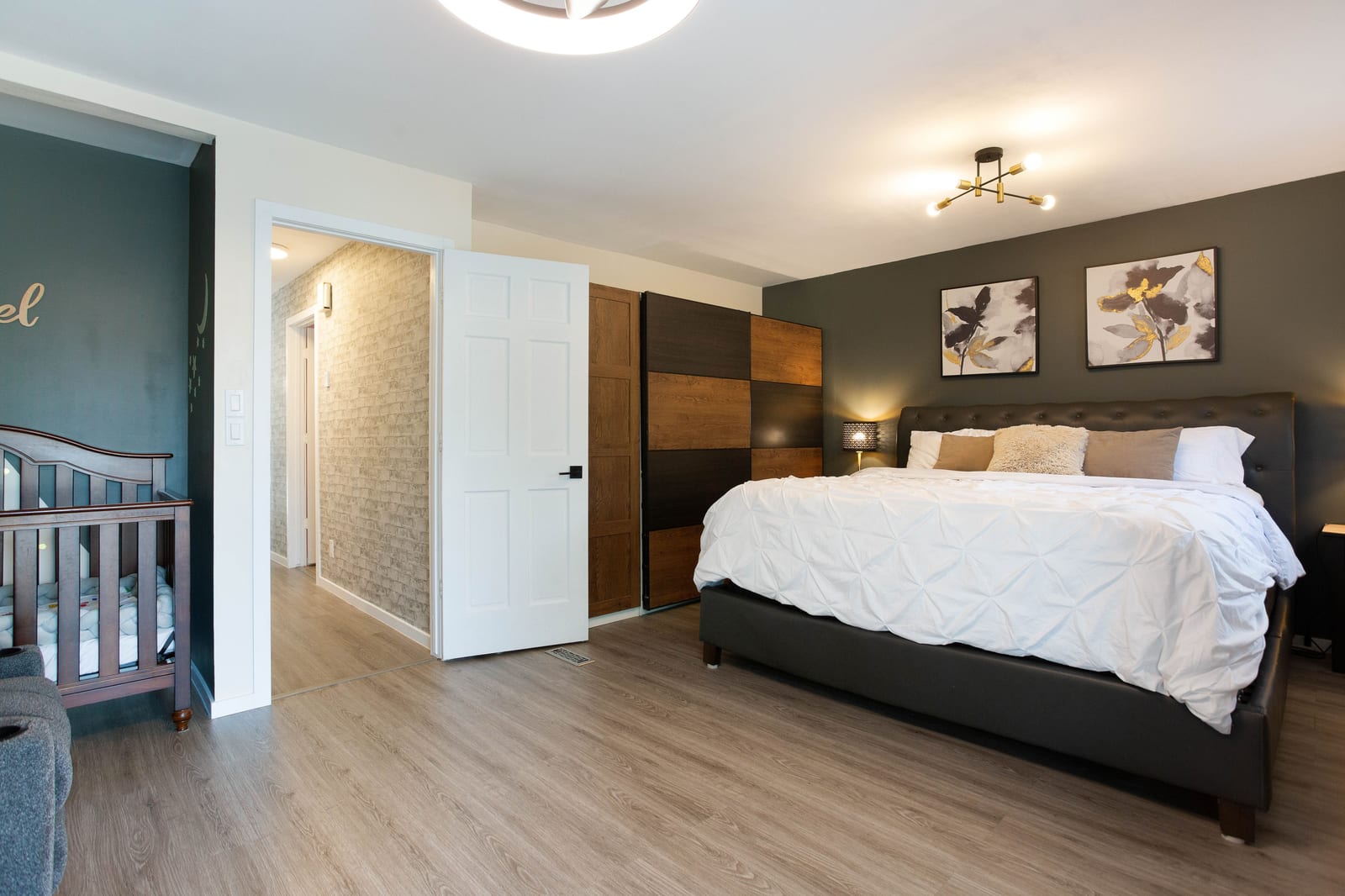 Primary bedroom wardrobe storage