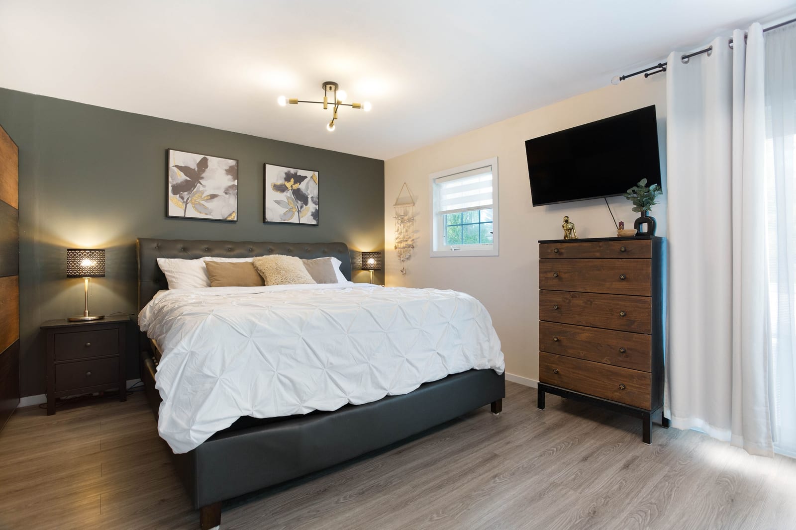 The primary bedroom