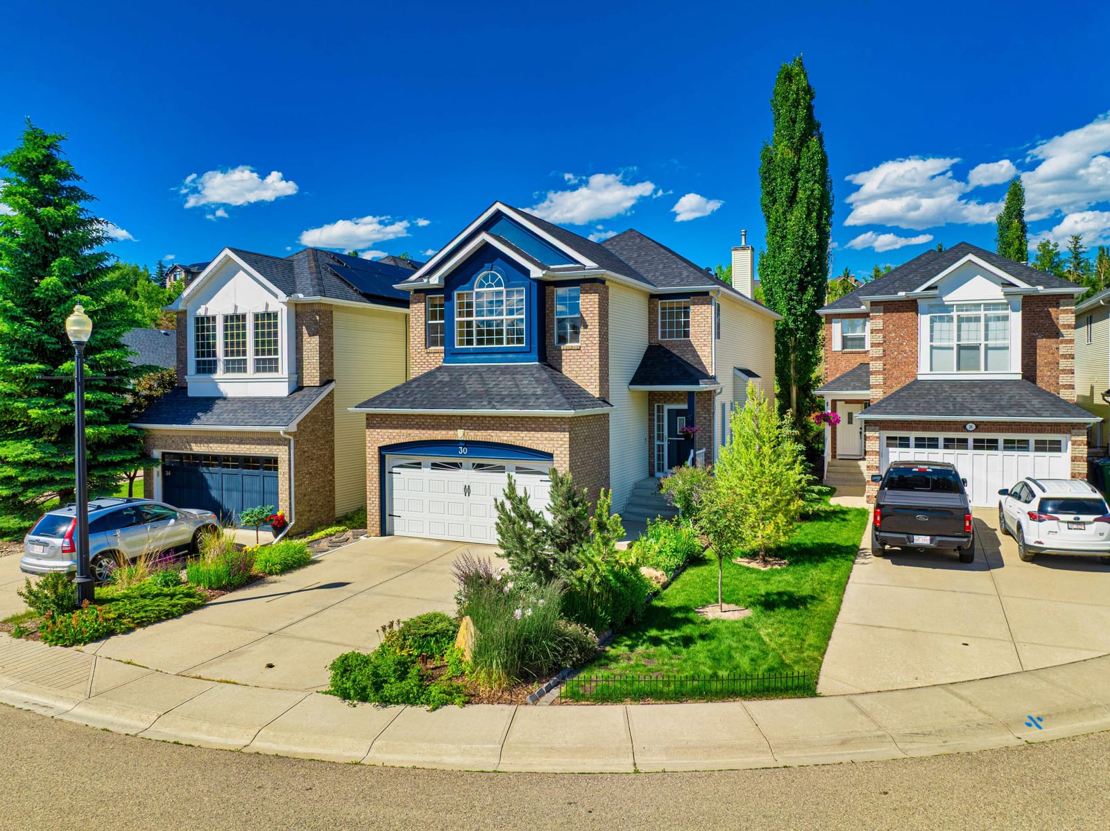 Front aerial of the home