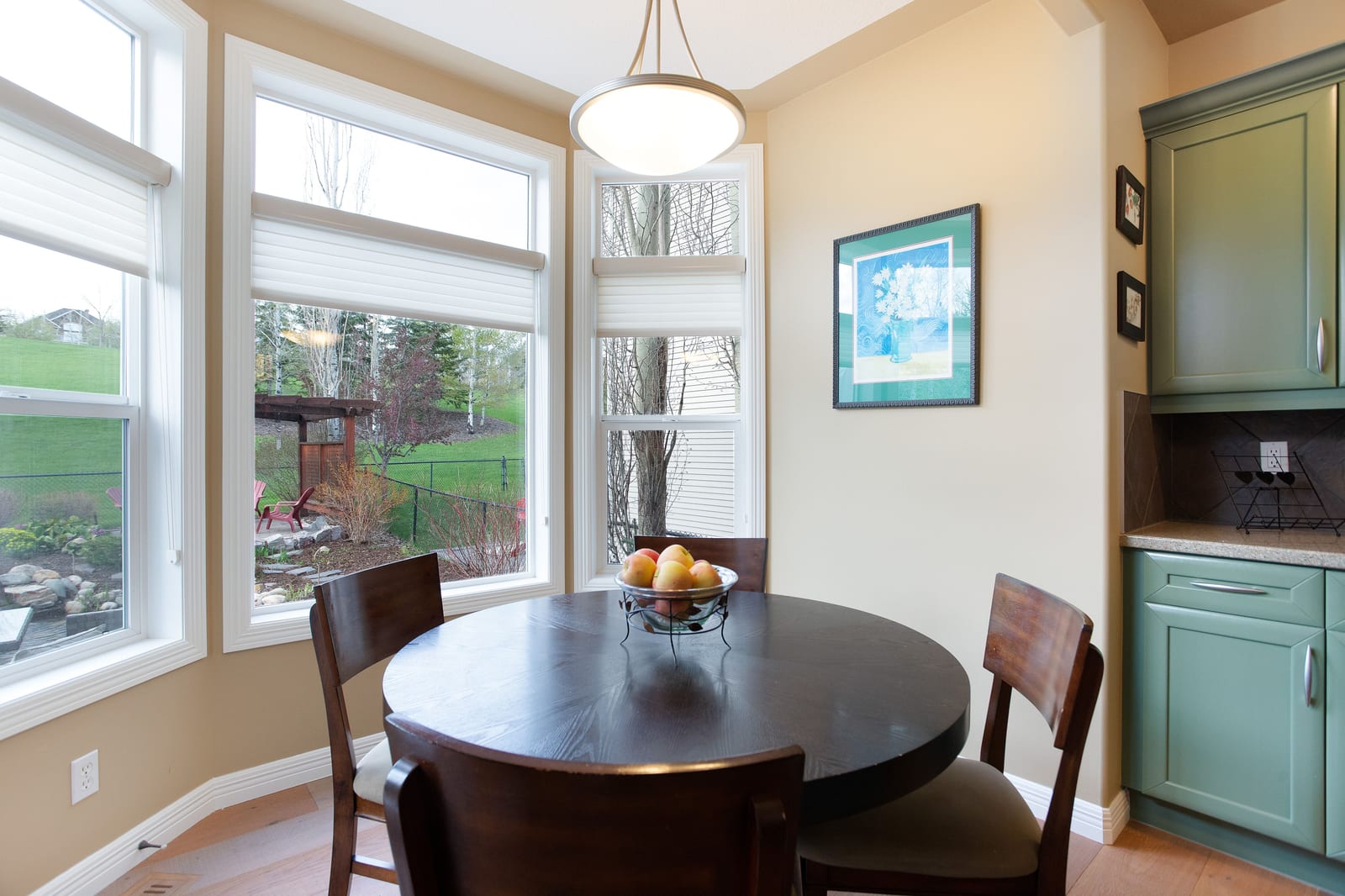 Dining area and outdoor connection