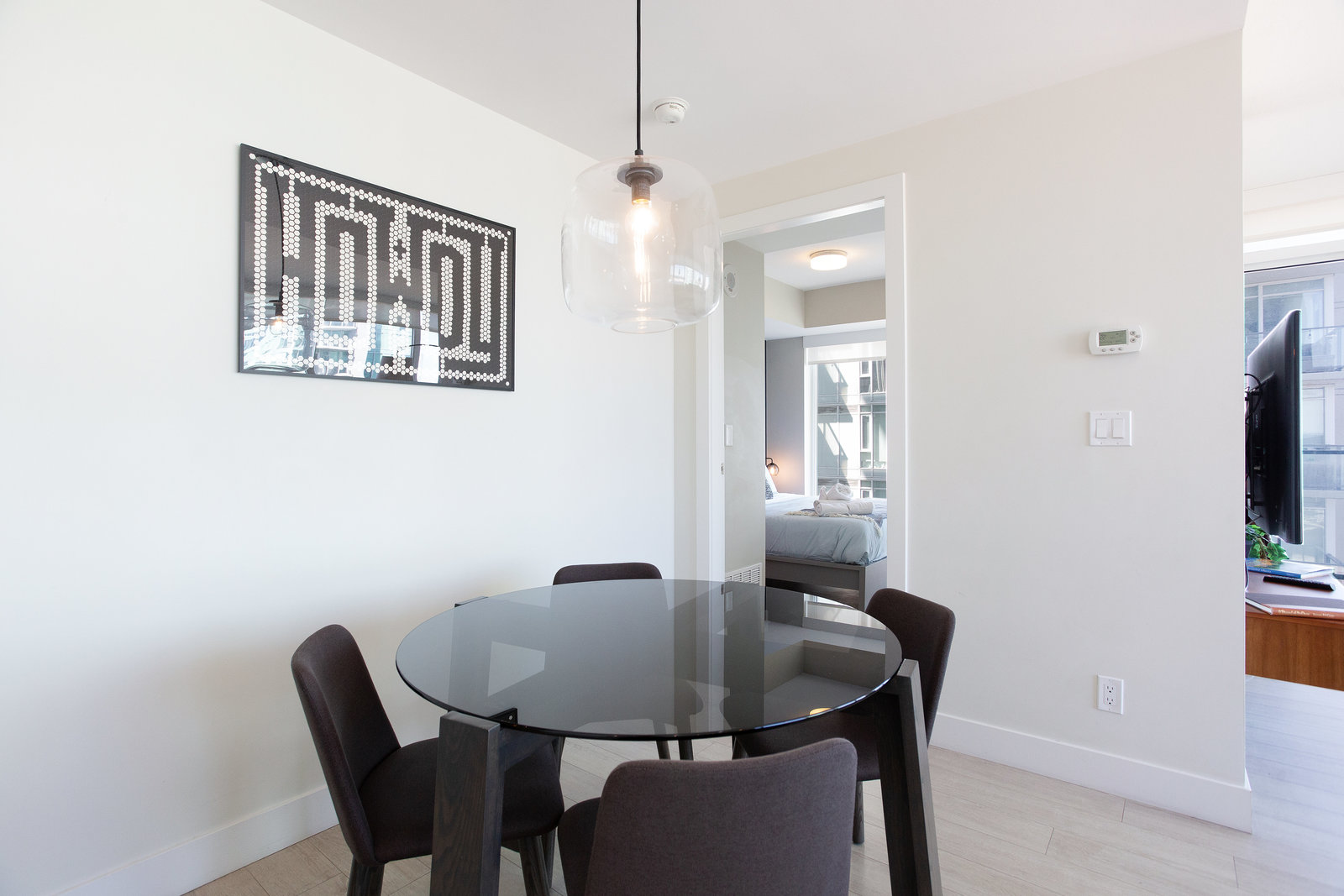 Dining nook beside the kitchen