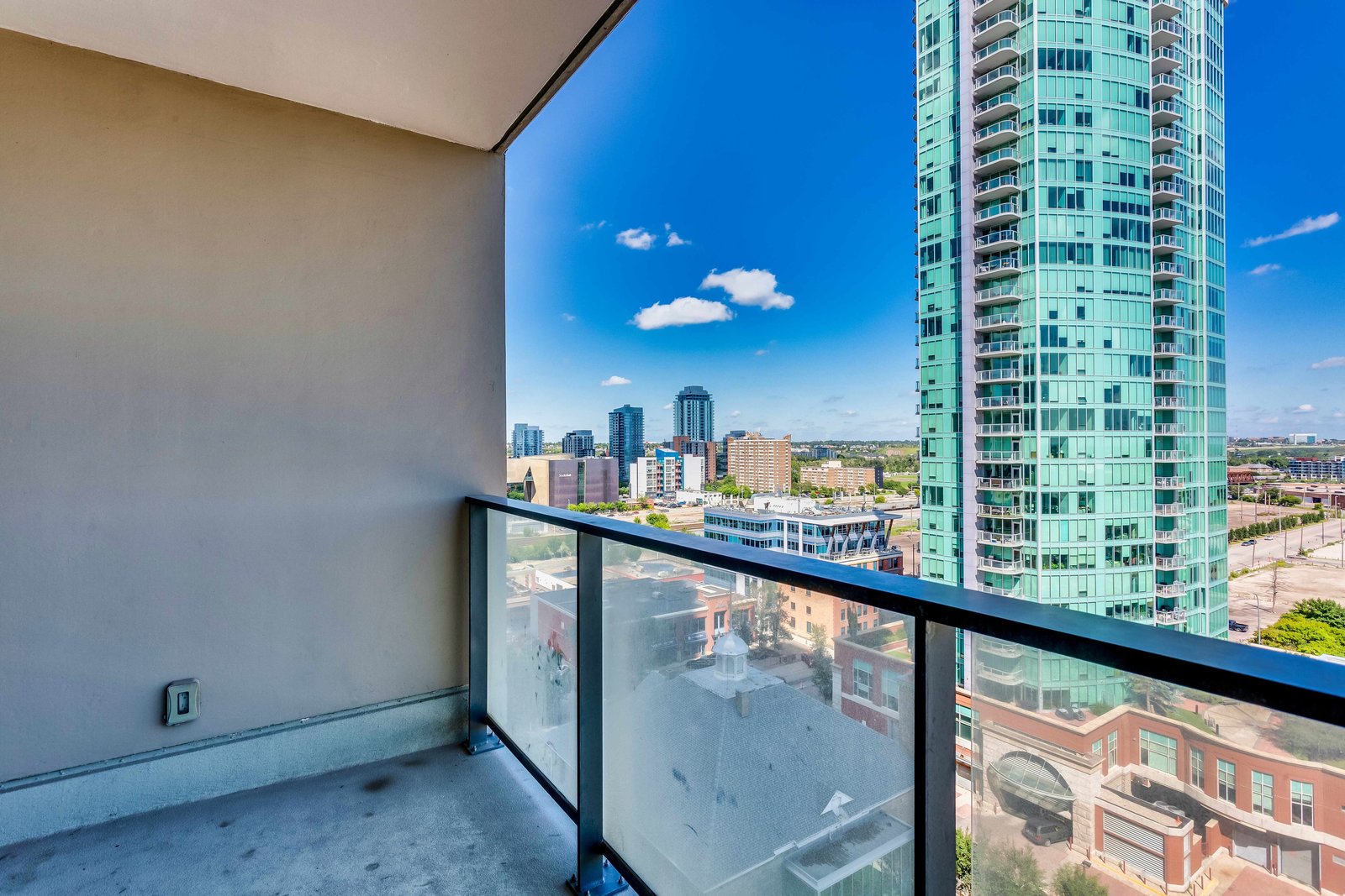 Covered balcony looking toward Guardian tower