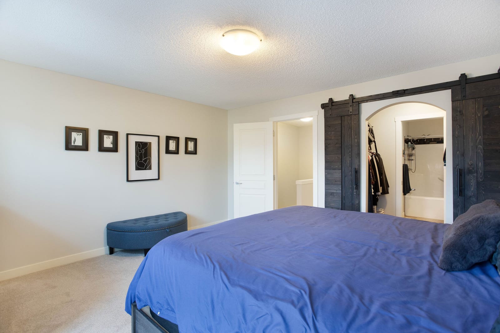 Primary bedroom and closet access