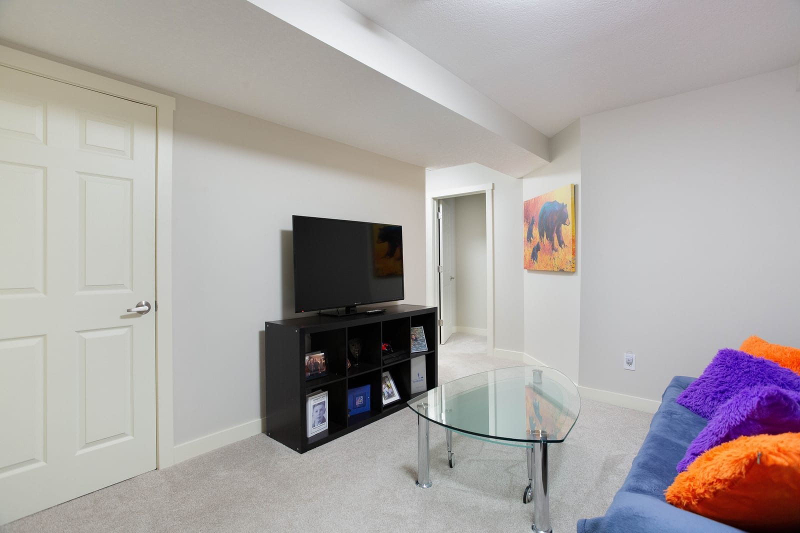 Recreation room and media area