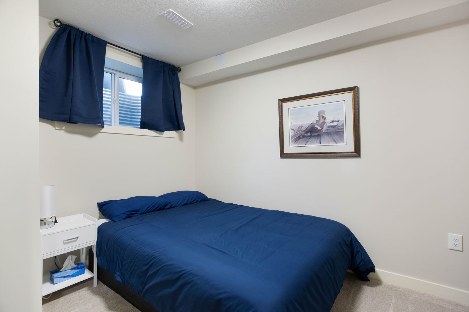 The lower-level third bedroom