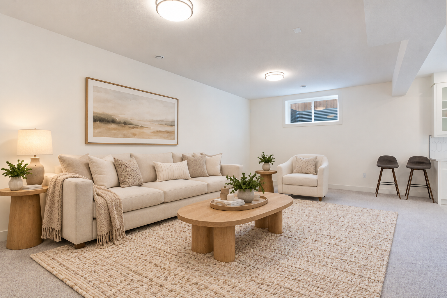 Basement family room — 809 Mandalay Link
