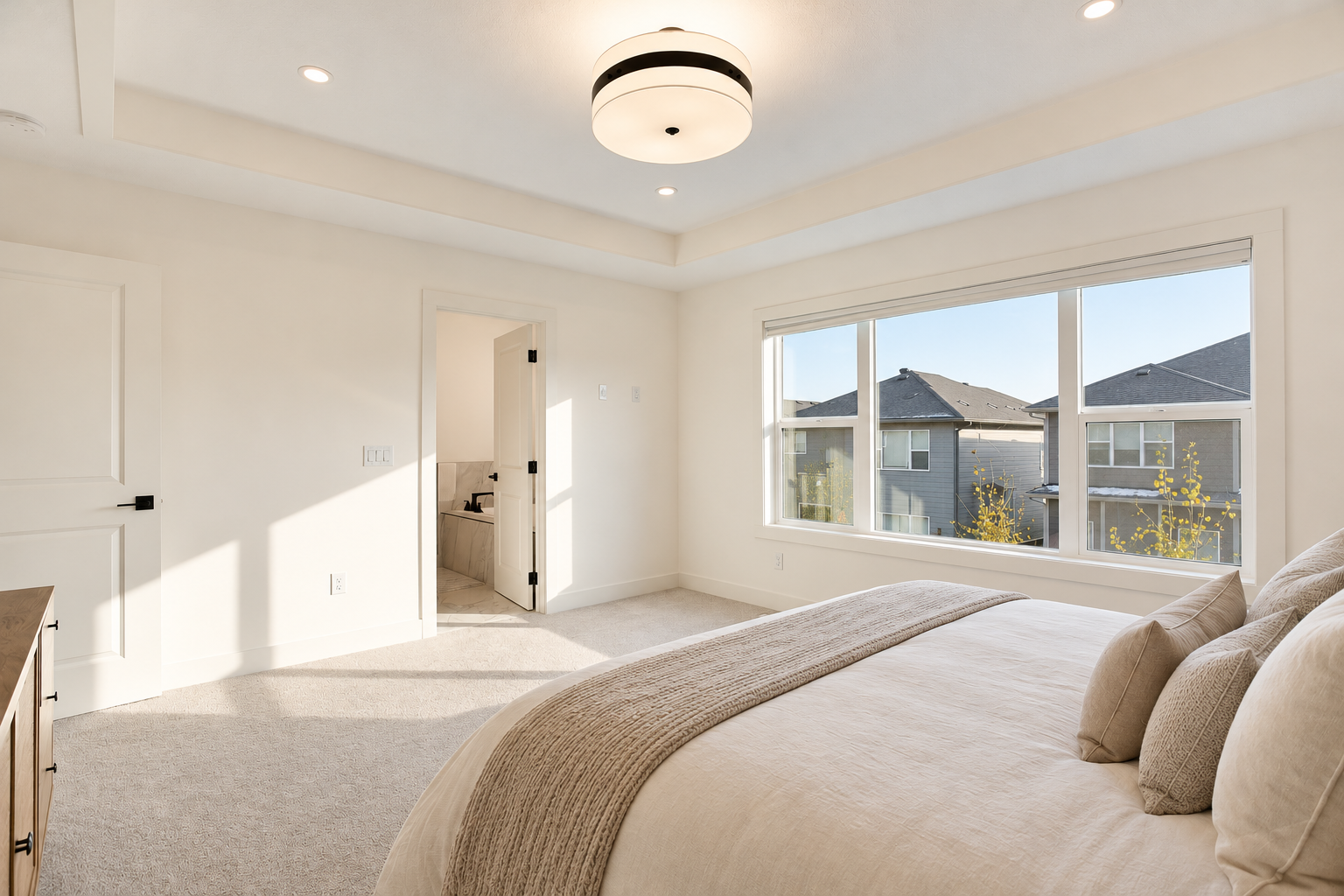 Primary bedroom with large window — 809 Mandalay Link