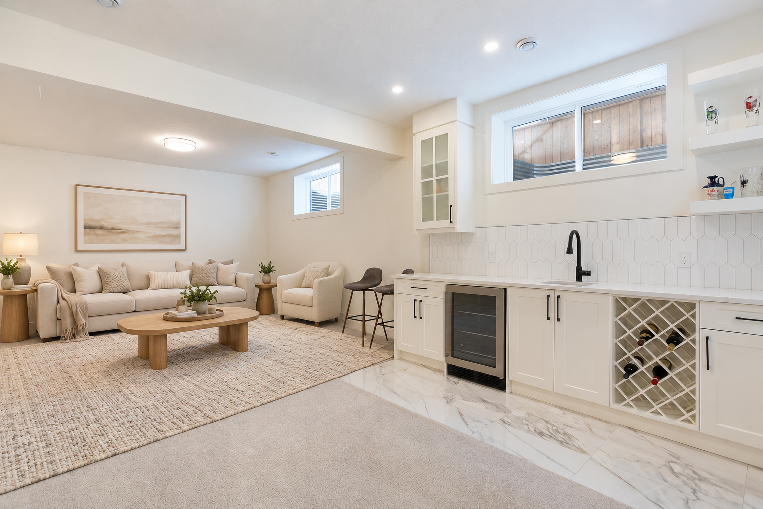 Basement family room with wet bar — 809 Mandalay Link