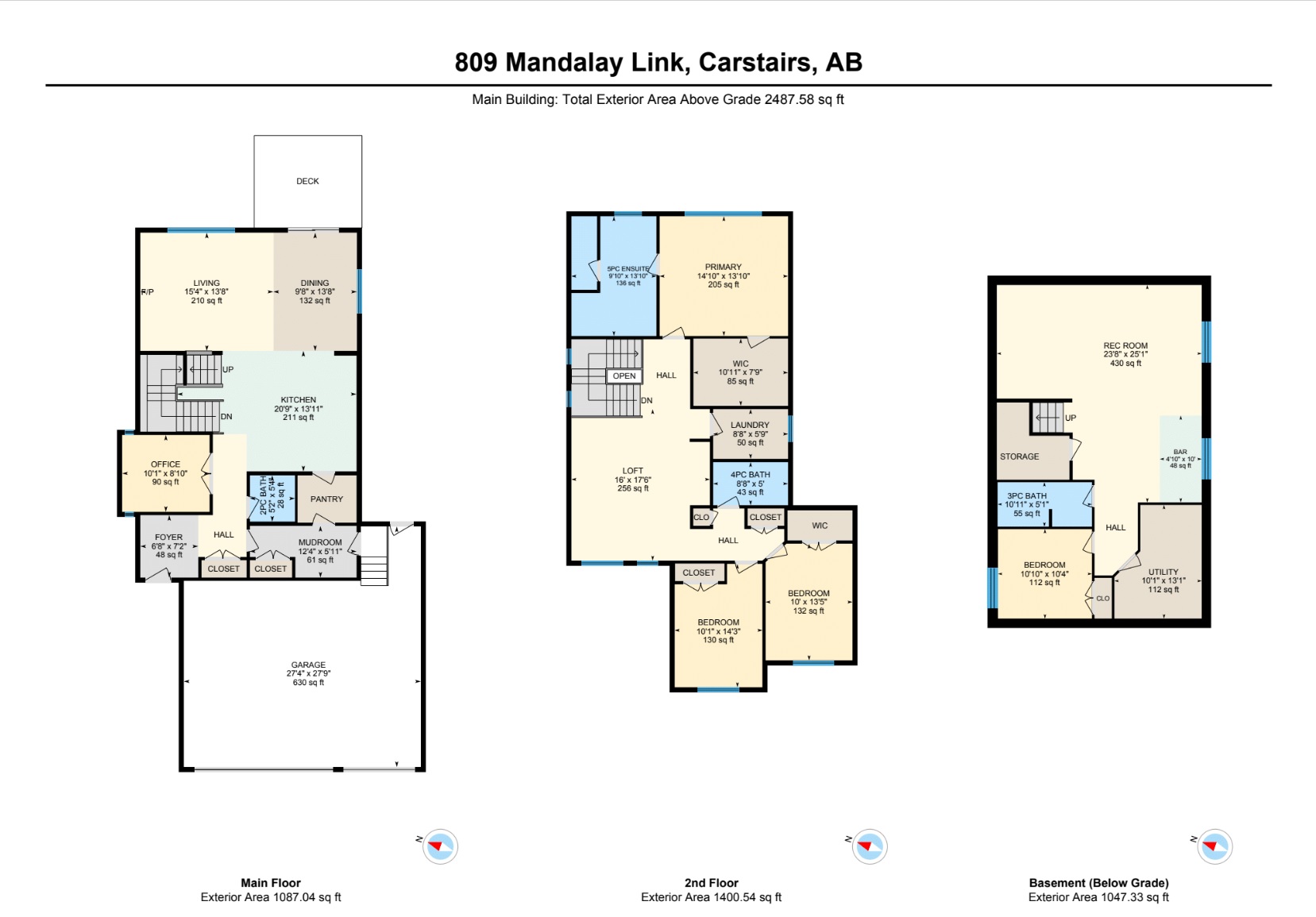 Floor plans — 809 Mandalay Link