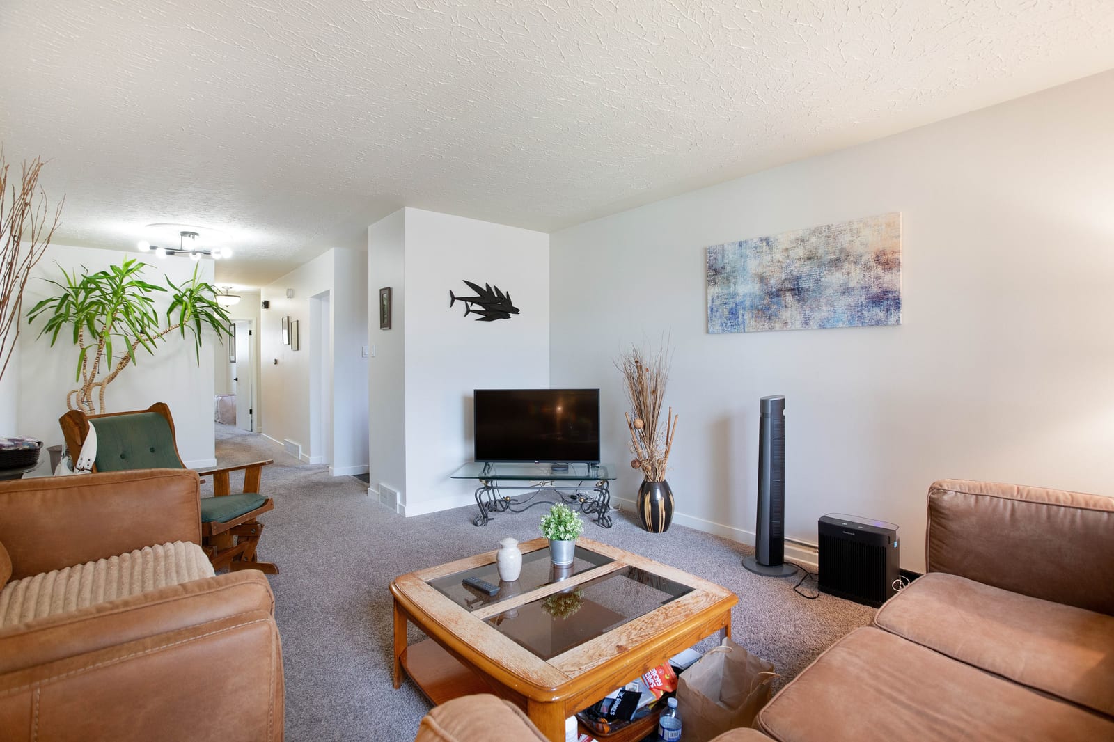 Main living room and large window