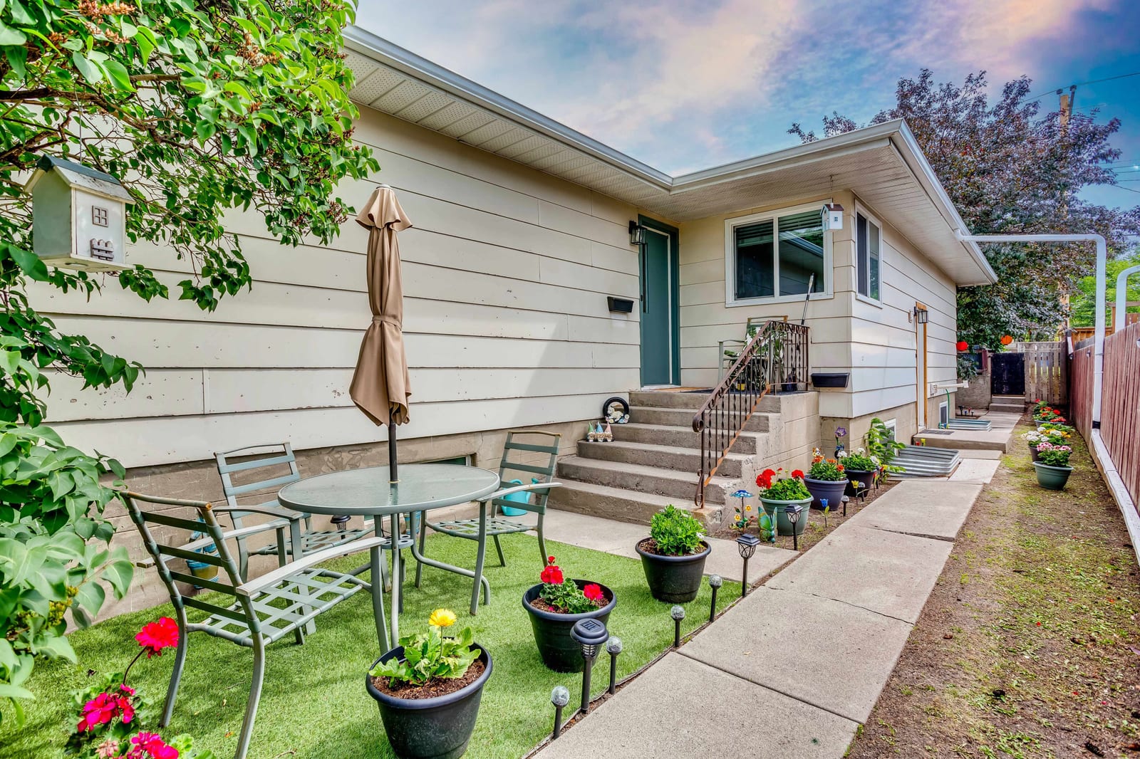 Rear exterior and patio