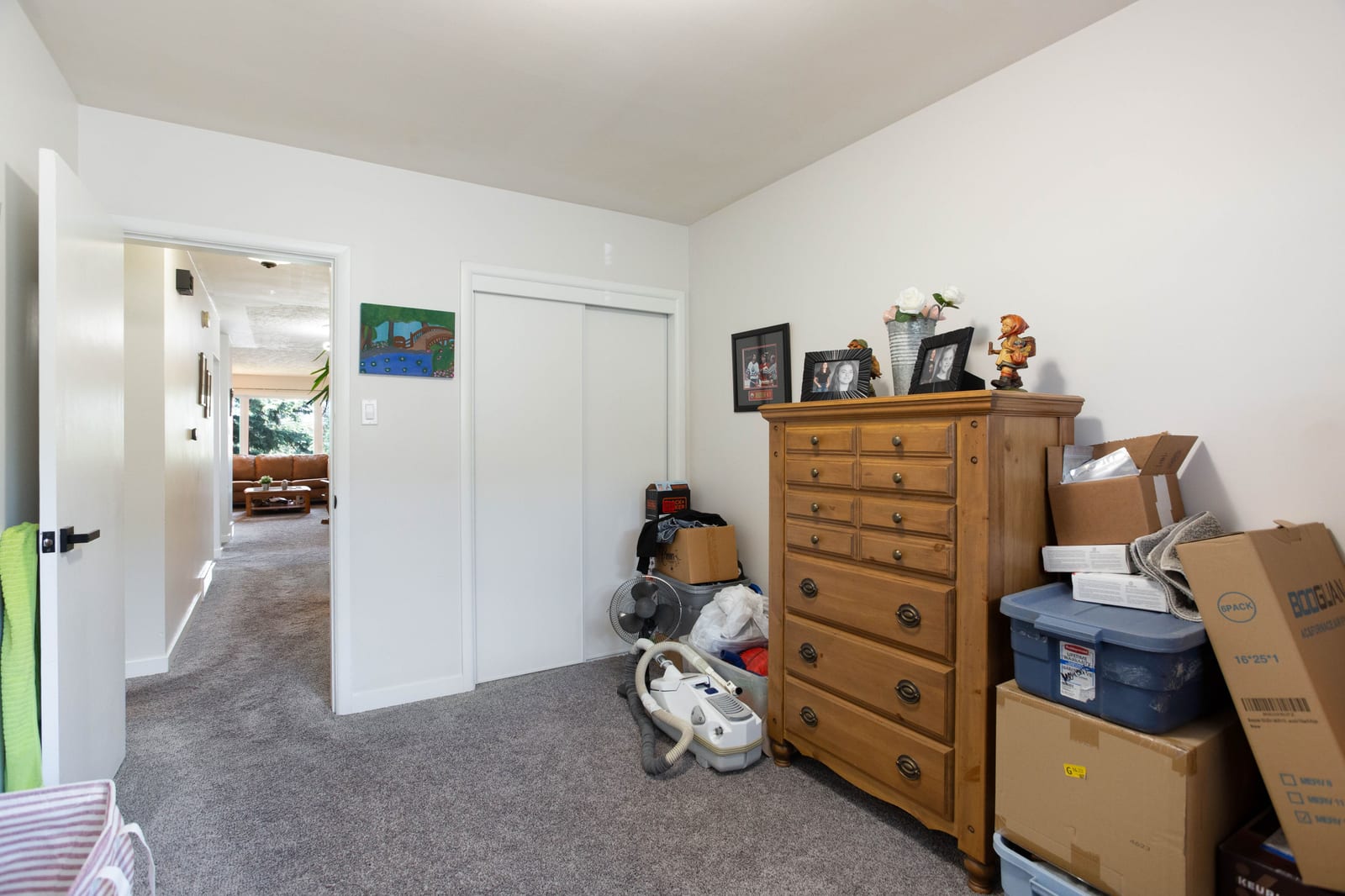 Bedroom and hallway