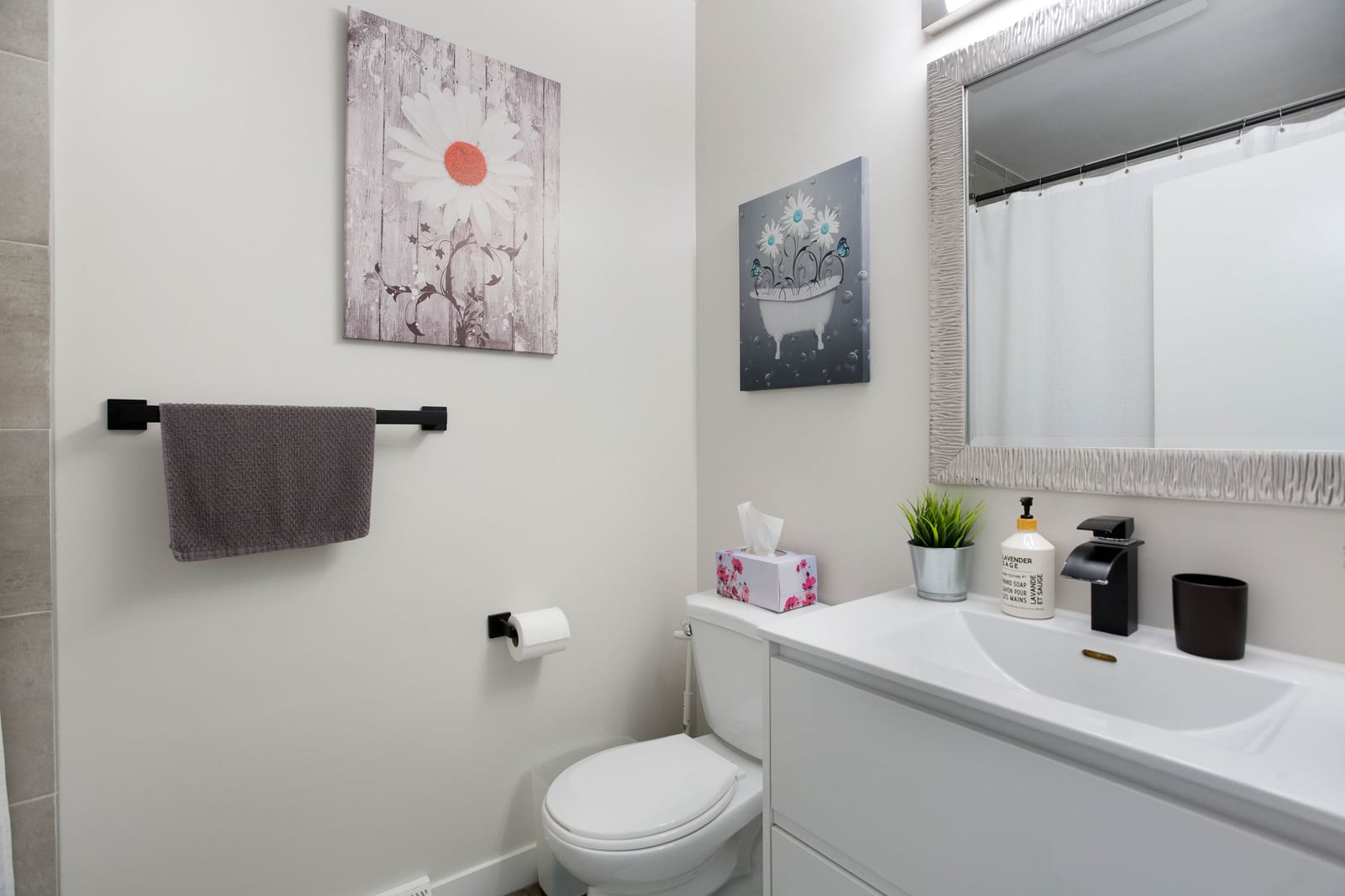 Main-level bathroom