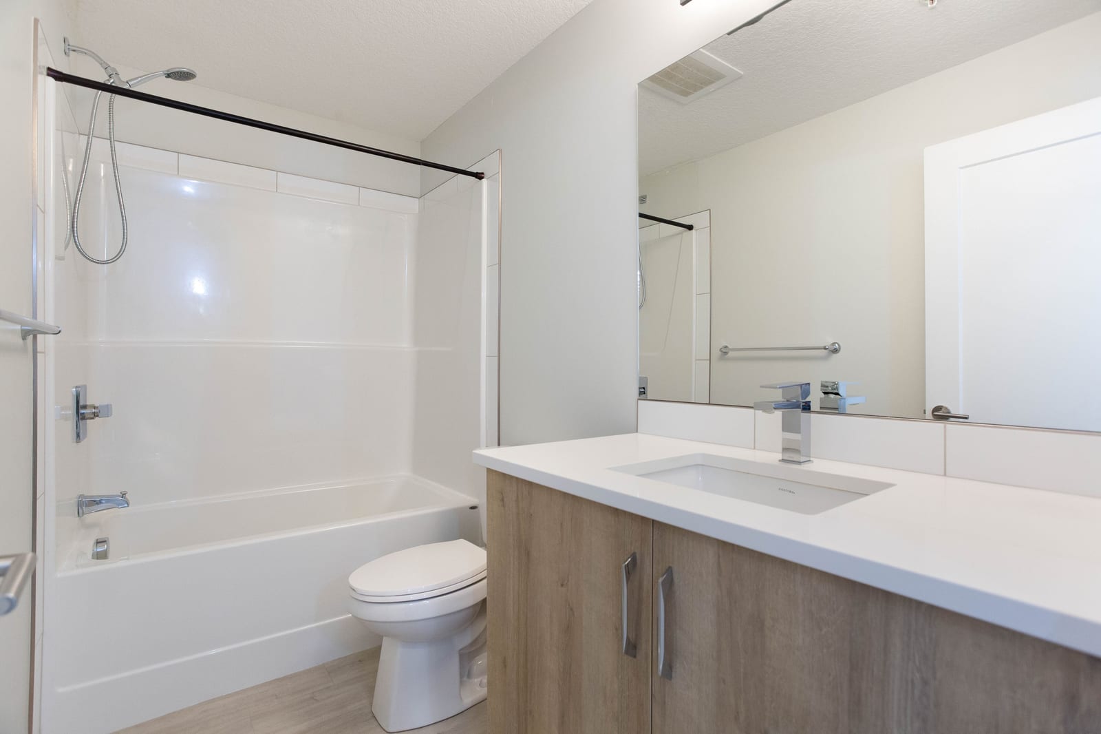 The main full bathroom