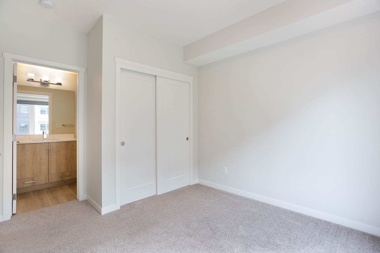 Bedroom and bathroom connection